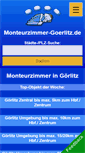 Mobile Screenshot of monteurzimmer-goerlitz.de